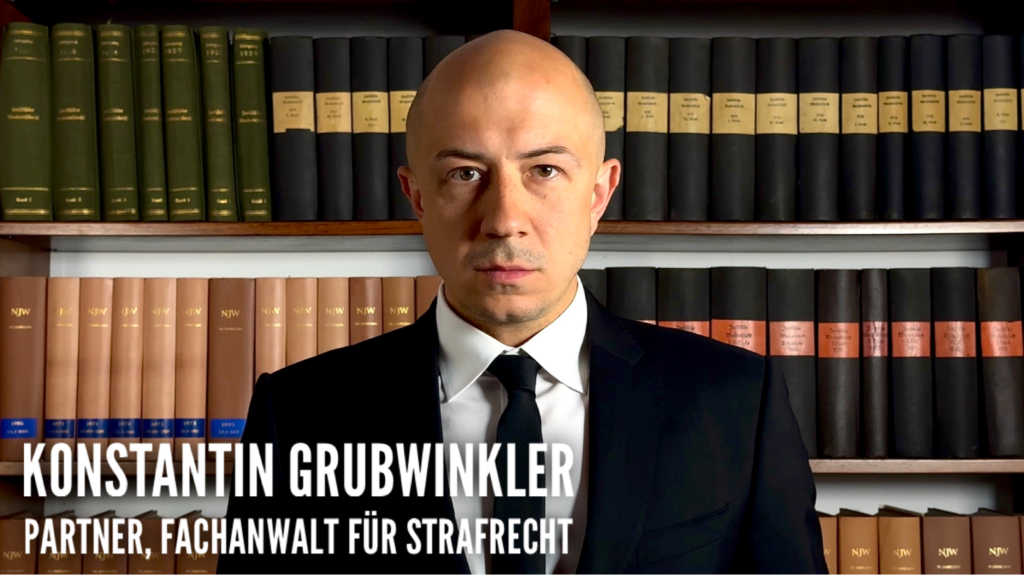 Konstantin Grubwinkler Staranwalt Strafrecht