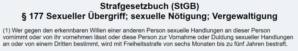 Anwalt Vergewaltigung
