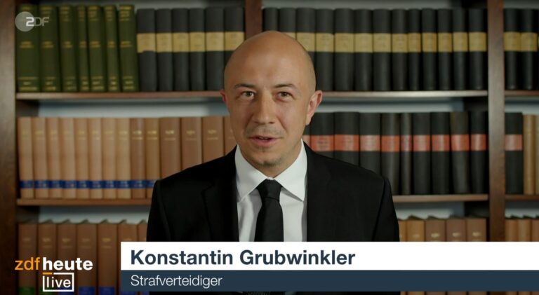 Anwalt Sexualstrafrecht Konstantin Grubwinkler - Staranwalt